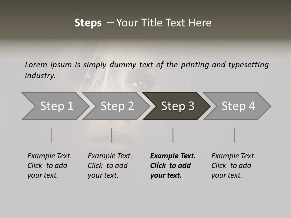 Person Cosmetic Human PowerPoint Template