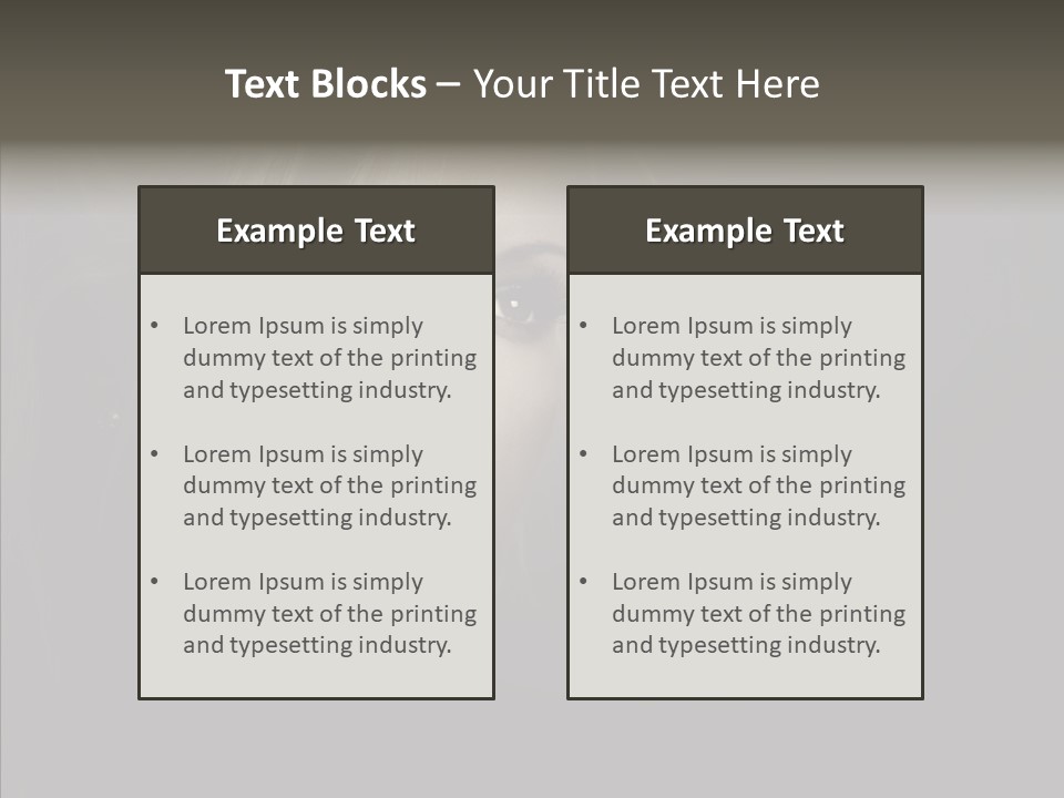 Person Cosmetic Human PowerPoint Template
