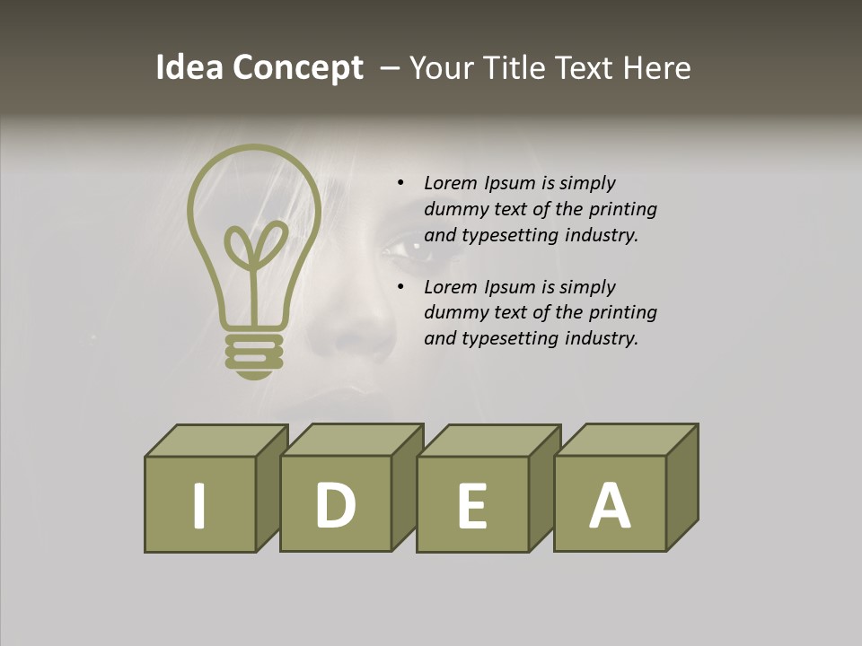 Person Cosmetic Human PowerPoint Template