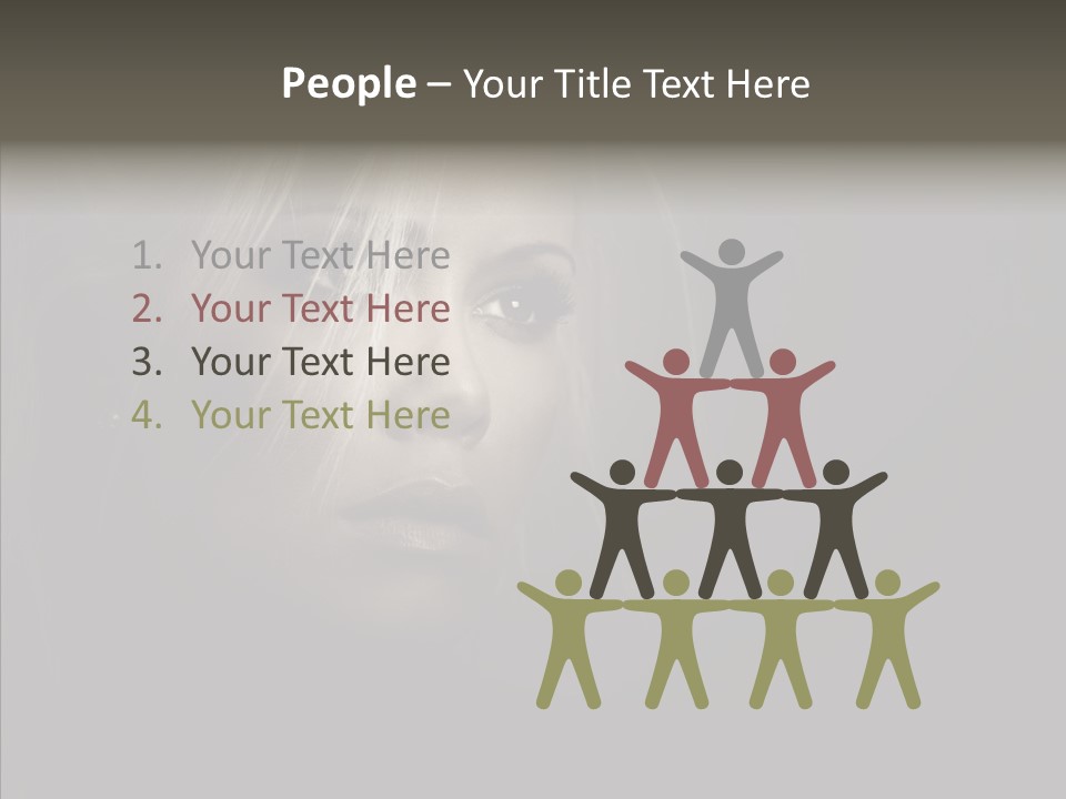 Person Cosmetic Human PowerPoint Template