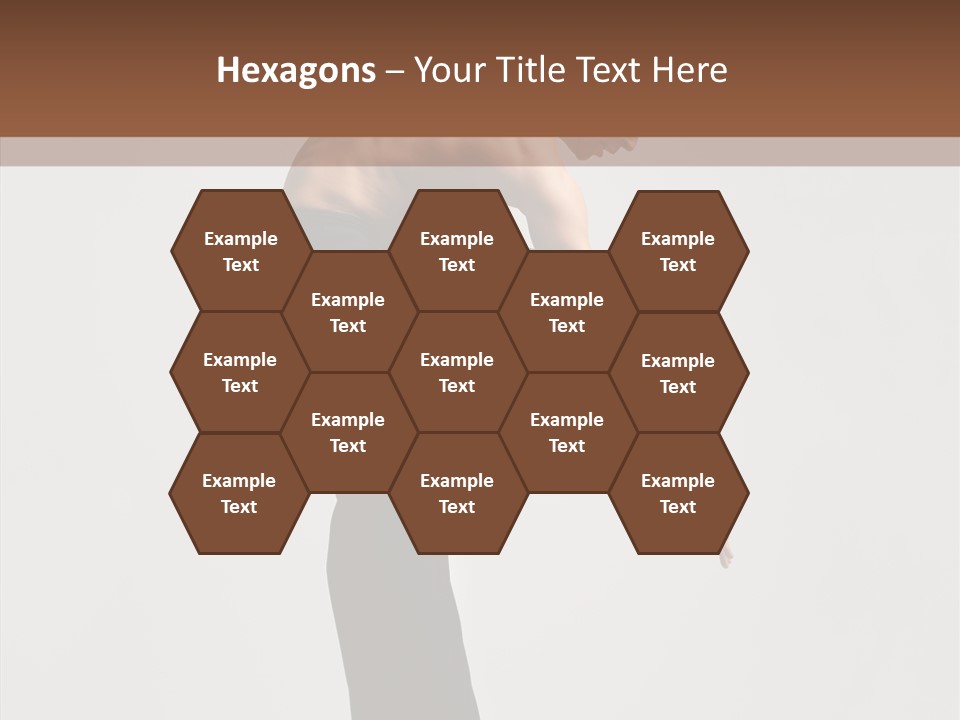 Gymnastic Acrobat Posing PowerPoint Template