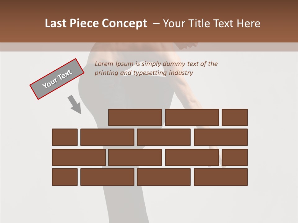 Gymnastic Acrobat Posing PowerPoint Template