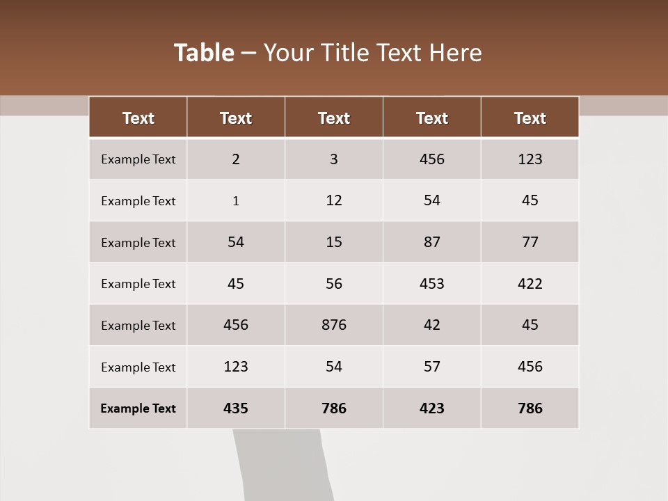 Gymnastic Acrobat Posing PowerPoint Template