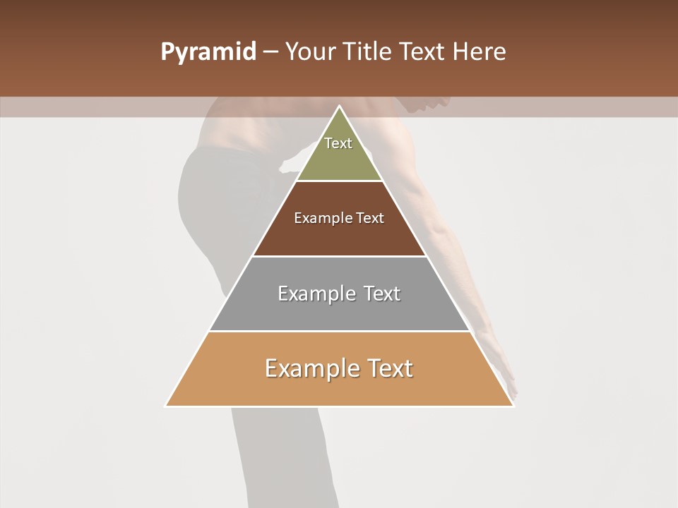 Gymnastic Acrobat Posing PowerPoint Template