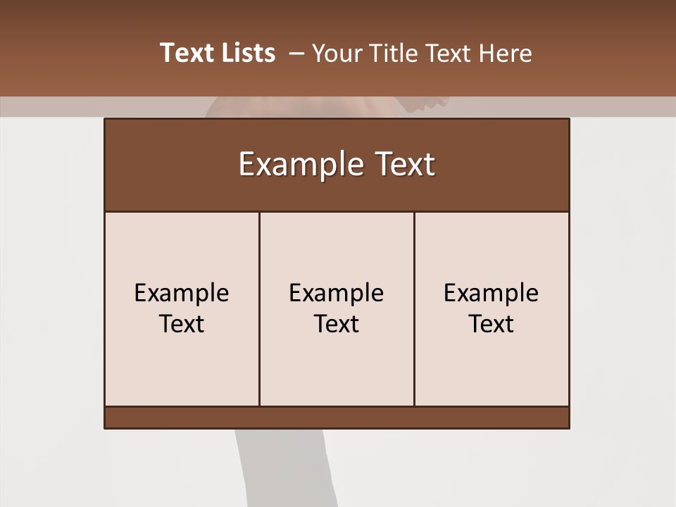Gymnastic Acrobat Posing PowerPoint Template