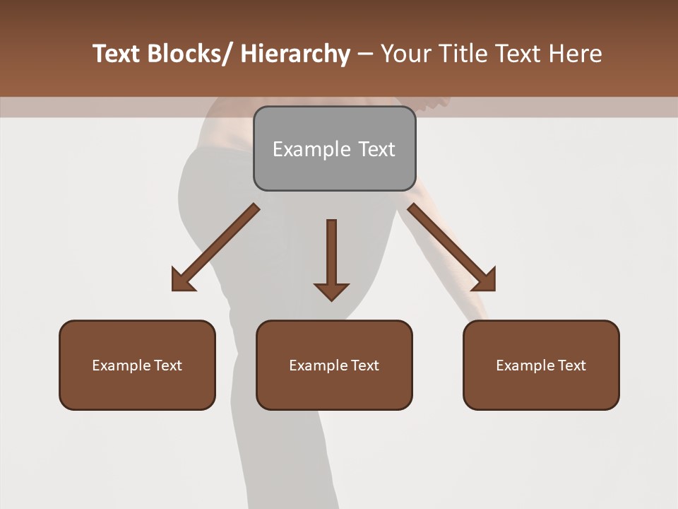 Gymnastic Acrobat Posing PowerPoint Template