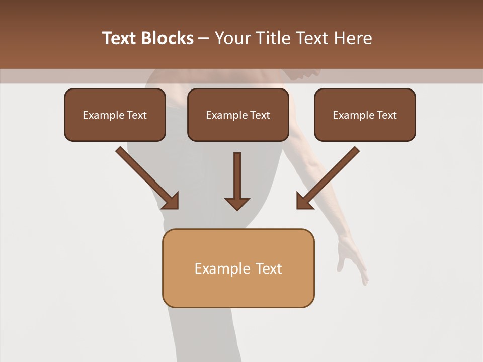 Gymnastic Acrobat Posing PowerPoint Template