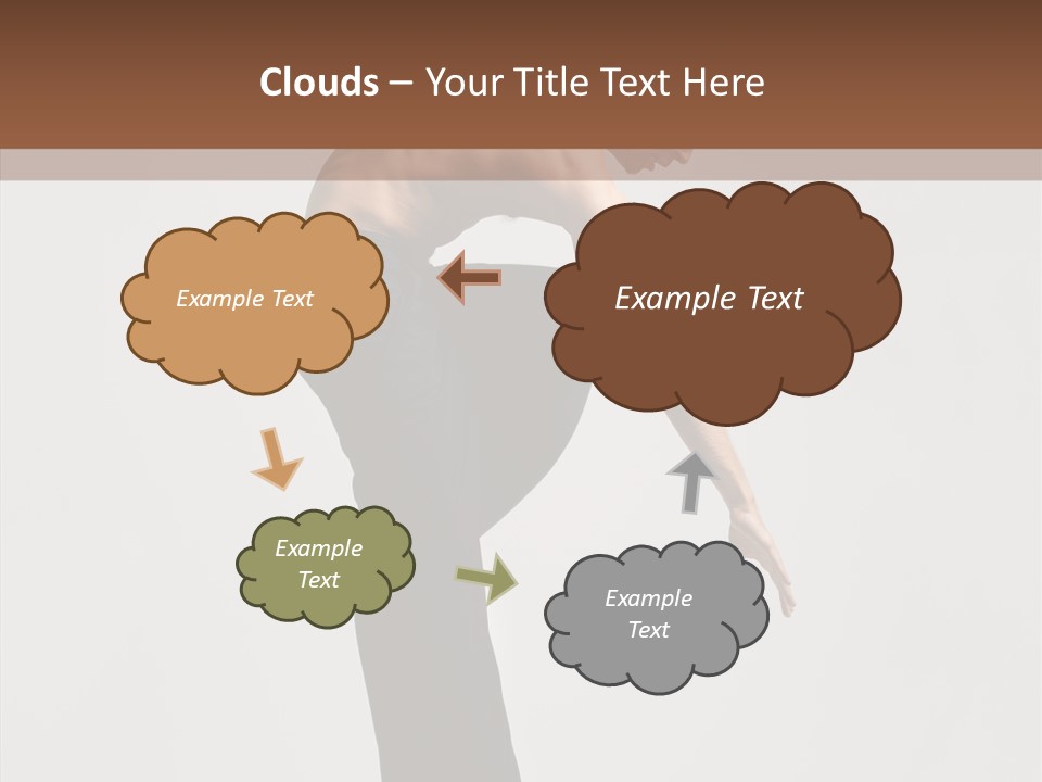 Gymnastic Acrobat Posing PowerPoint Template