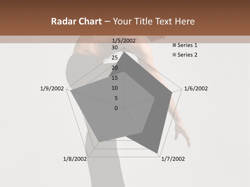 Gymnastic Acrobat Posing PowerPoint Template