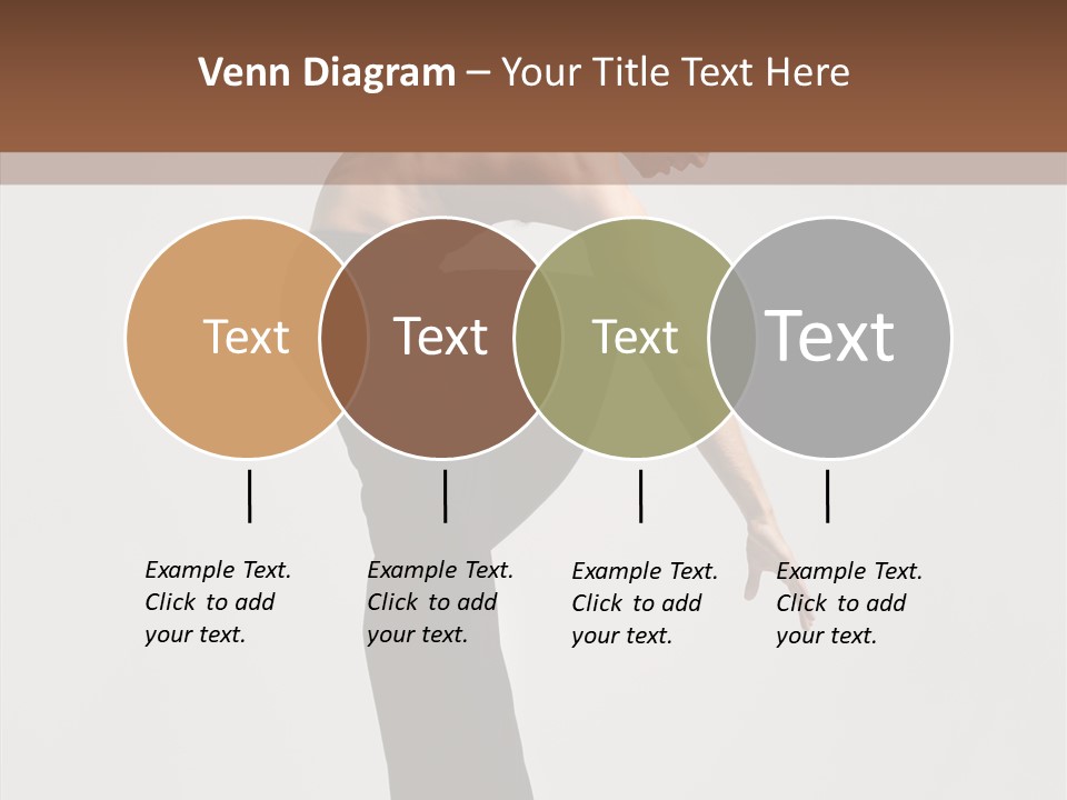 Gymnastic Acrobat Posing PowerPoint Template