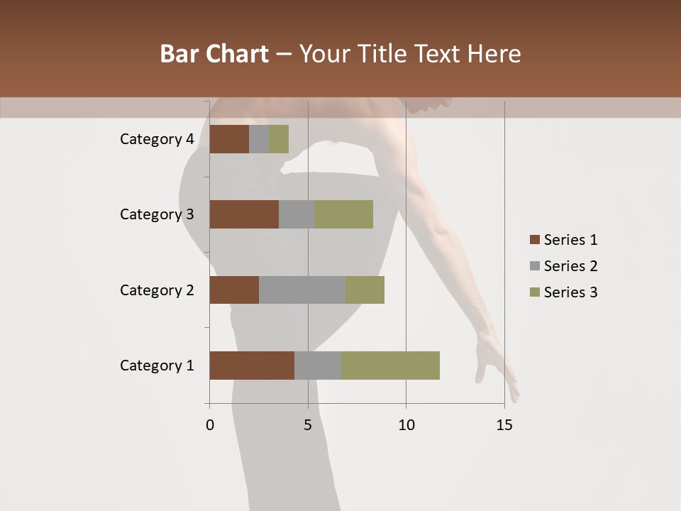 Gymnastic Acrobat Posing PowerPoint Template