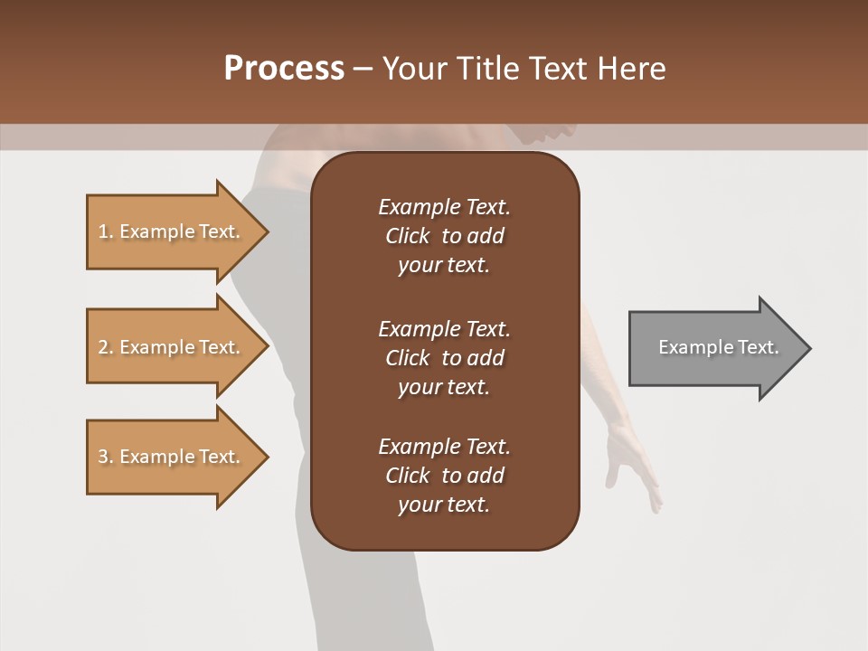 Gymnastic Acrobat Posing PowerPoint Template