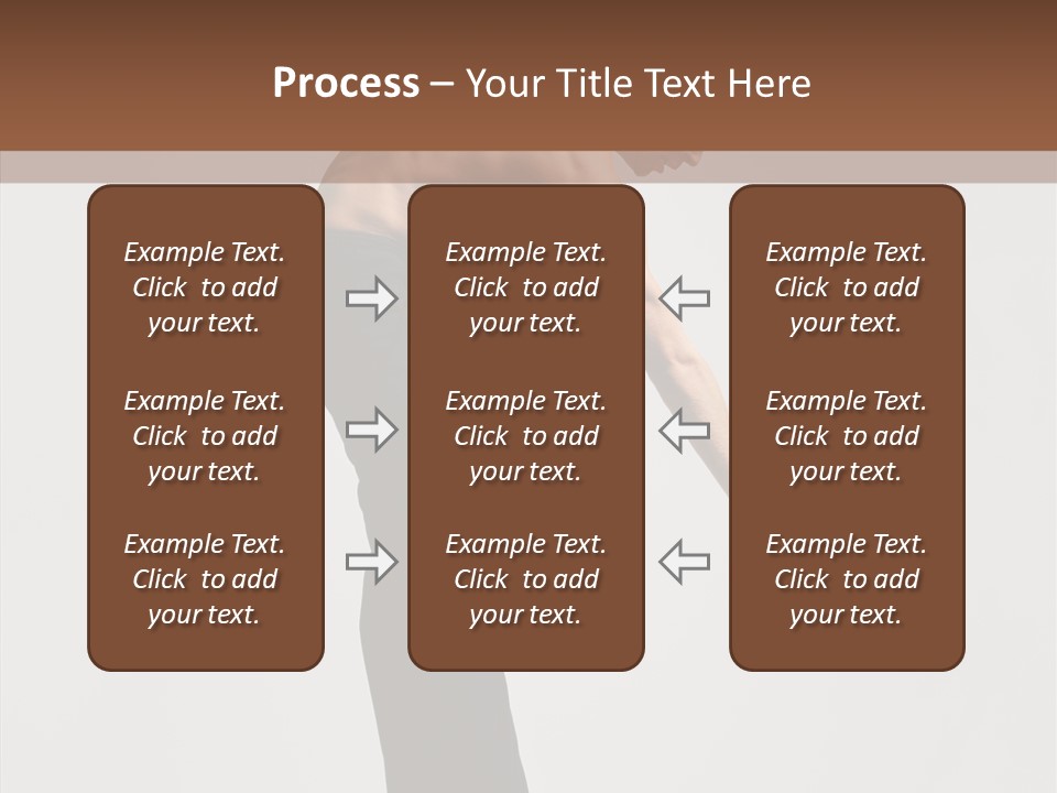 Gymnastic Acrobat Posing PowerPoint Template