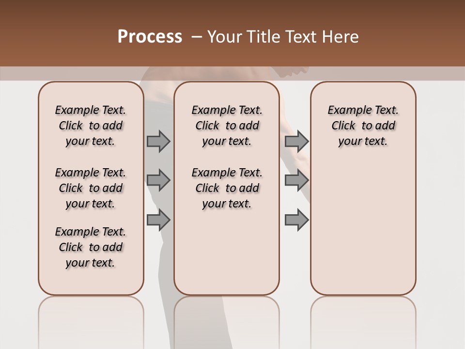 Gymnastic Acrobat Posing PowerPoint Template