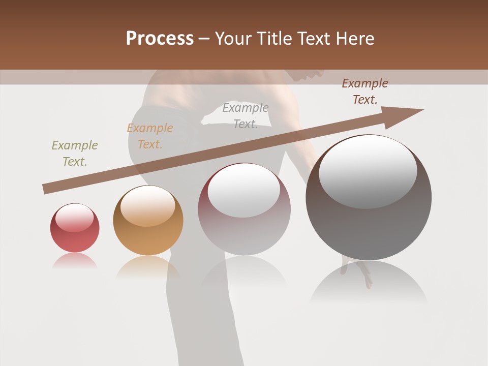 Gymnastic Acrobat Posing PowerPoint Template