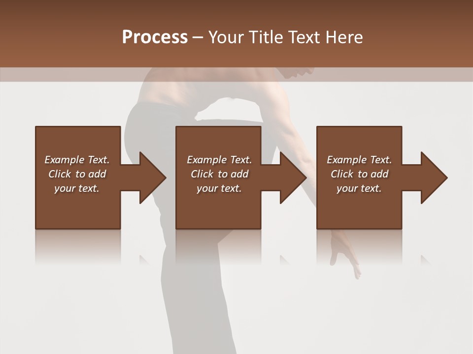 Gymnastic Acrobat Posing PowerPoint Template