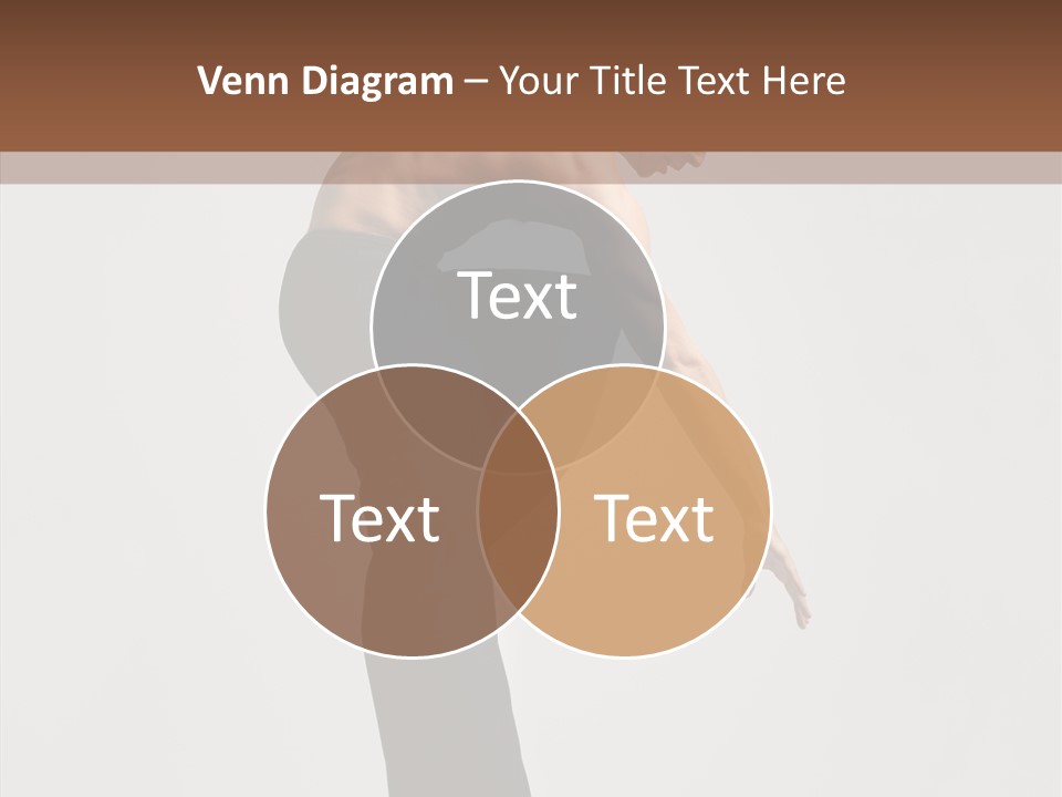 Gymnastic Acrobat Posing PowerPoint Template