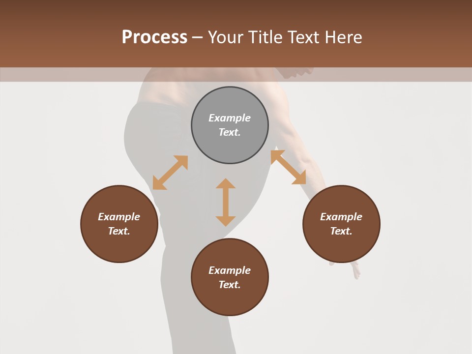 Gymnastic Acrobat Posing PowerPoint Template