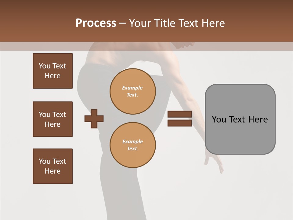 Gymnastic Acrobat Posing PowerPoint Template