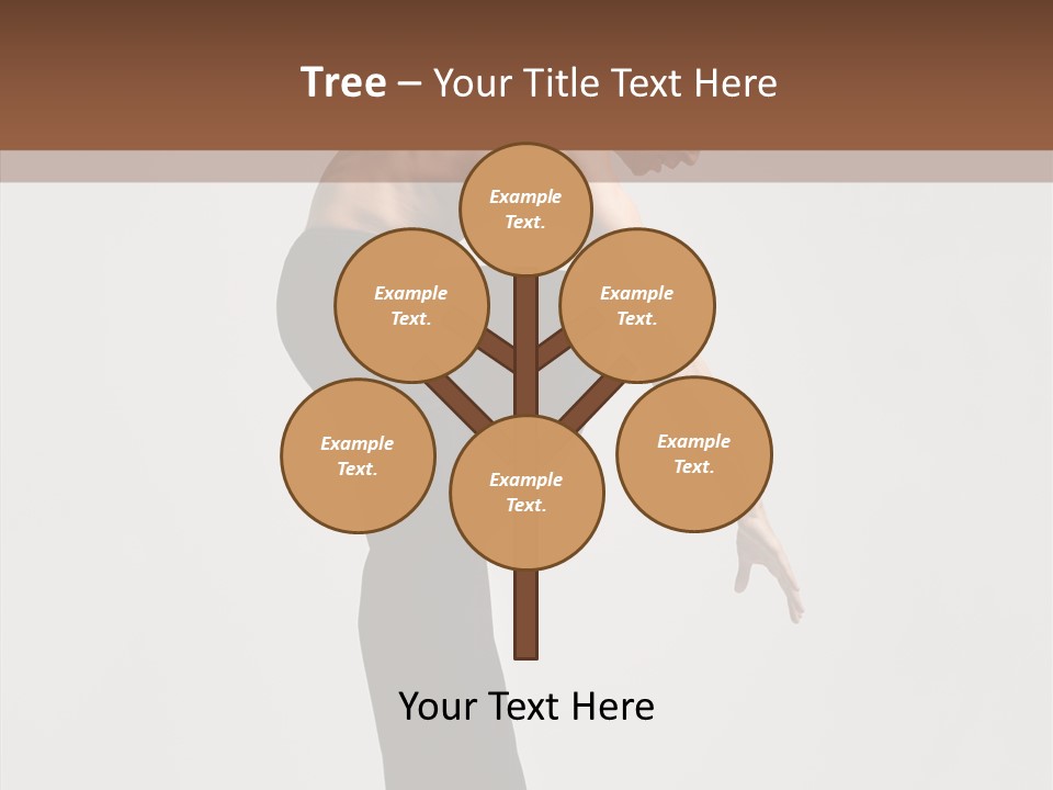 Gymnastic Acrobat Posing PowerPoint Template