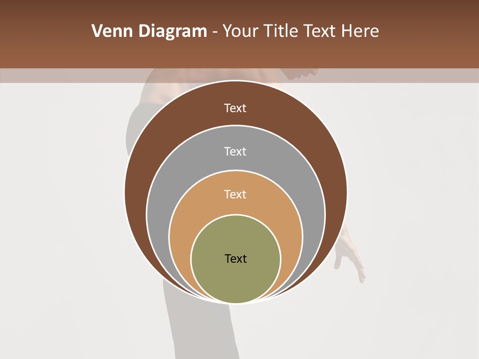 Gymnastic Acrobat Posing PowerPoint Template