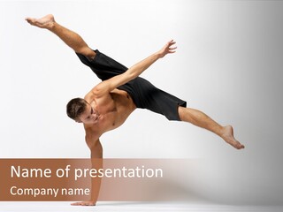 Modern Balance Flexibility PowerPoint Template