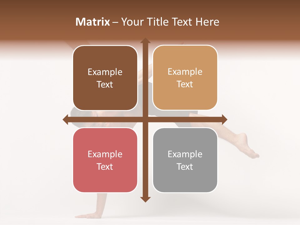 Modern Balance Flexibility PowerPoint Template