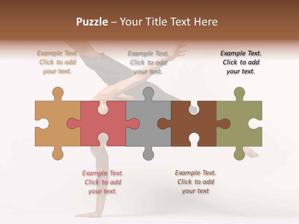Modern Balance Flexibility PowerPoint Template