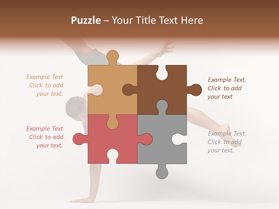 Modern Balance Flexibility PowerPoint Template