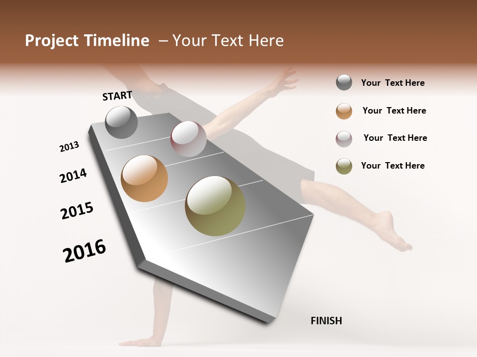 Modern Balance Flexibility PowerPoint Template