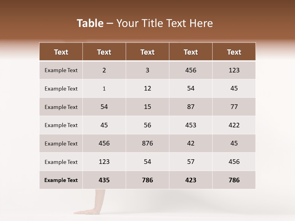Modern Balance Flexibility PowerPoint Template