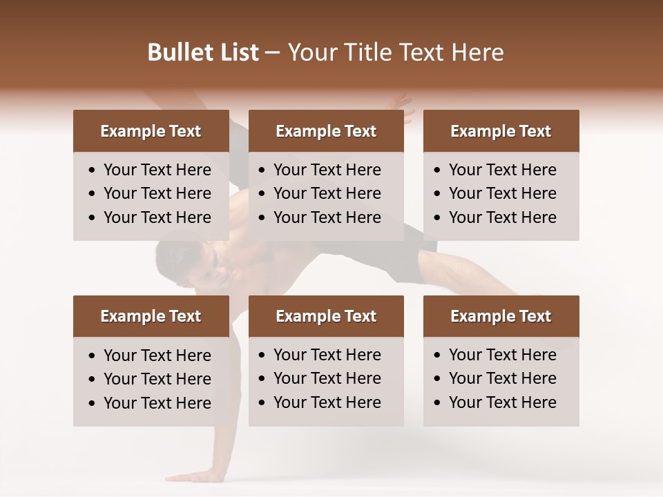 Modern Balance Flexibility PowerPoint Template
