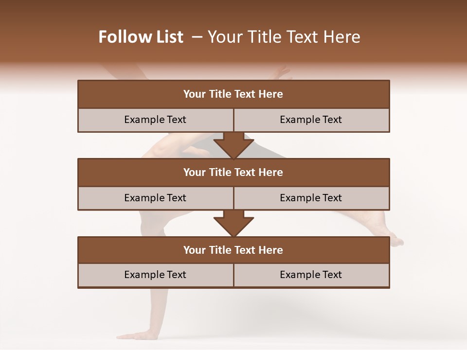 Modern Balance Flexibility PowerPoint Template