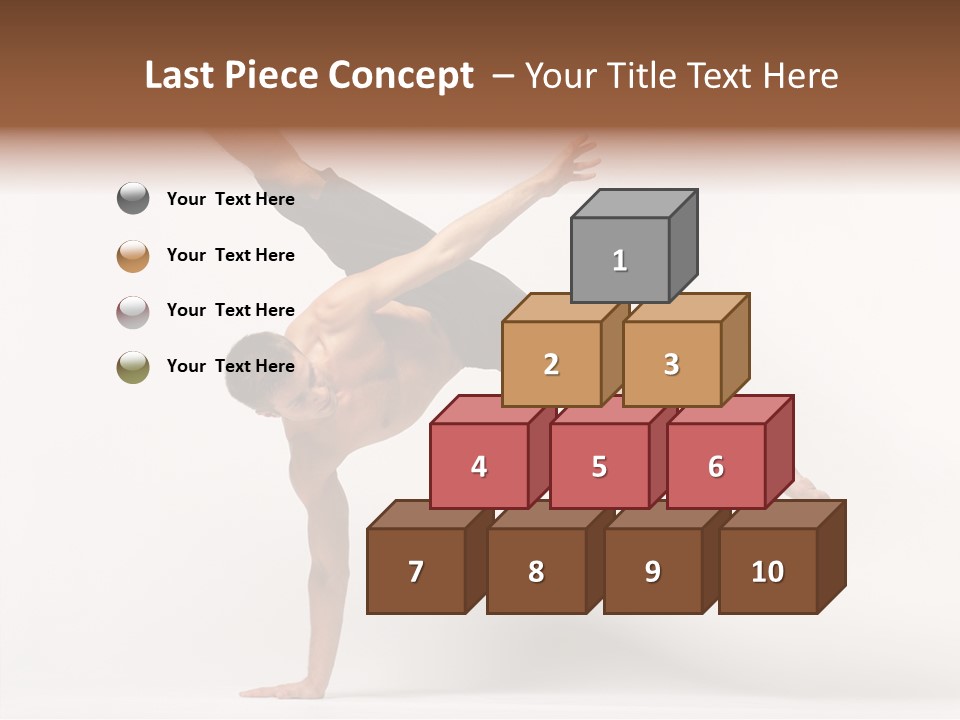 Modern Balance Flexibility PowerPoint Template