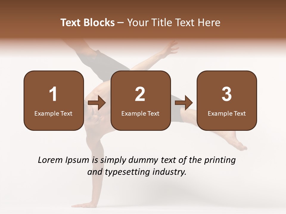 Modern Balance Flexibility PowerPoint Template