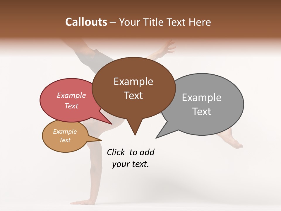 Modern Balance Flexibility PowerPoint Template