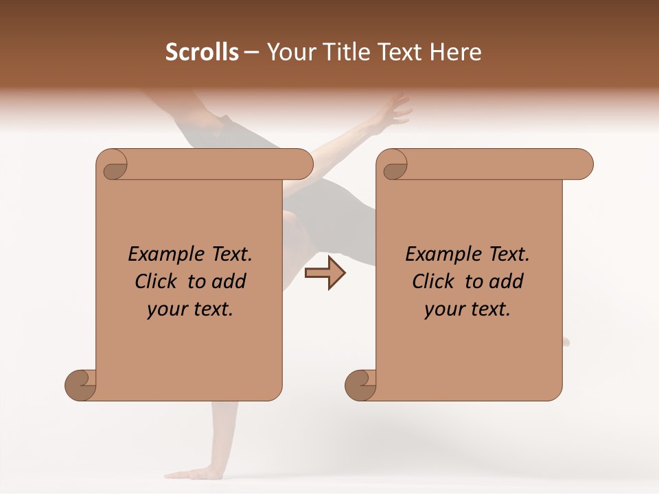 Modern Balance Flexibility PowerPoint Template