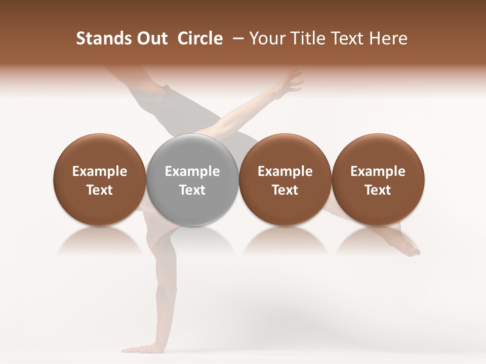 Modern Balance Flexibility PowerPoint Template