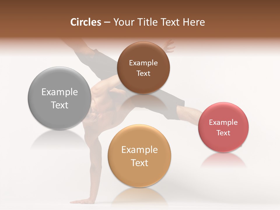 Modern Balance Flexibility PowerPoint Template
