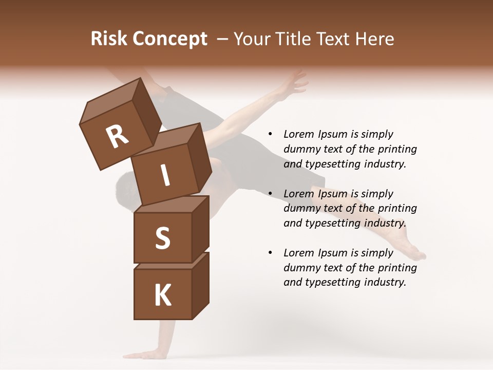 Modern Balance Flexibility PowerPoint Template