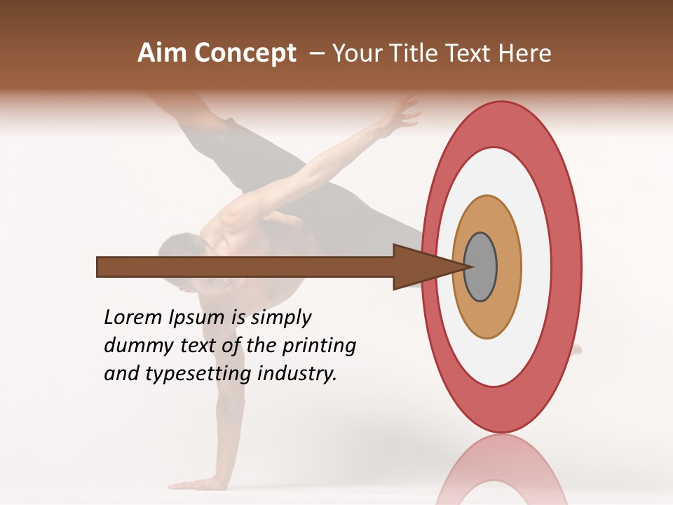 Modern Balance Flexibility PowerPoint Template