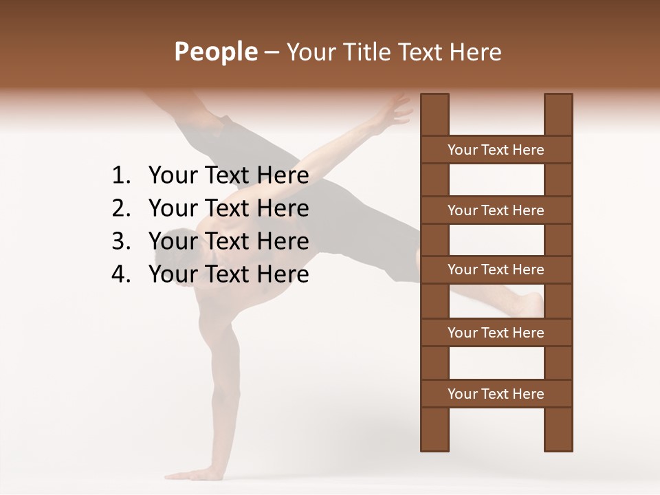 Modern Balance Flexibility PowerPoint Template