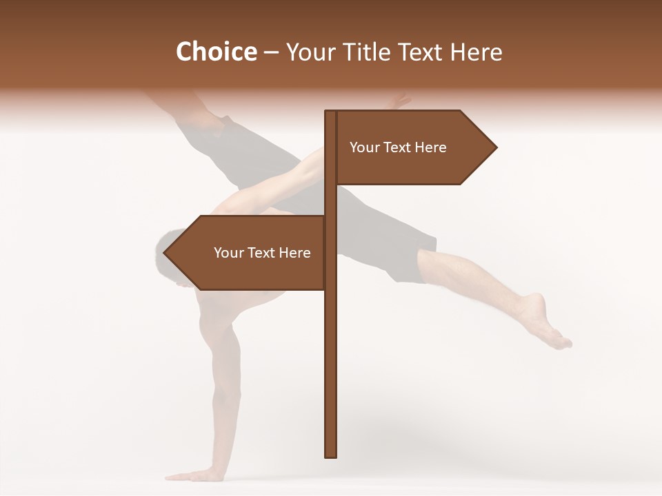 Modern Balance Flexibility PowerPoint Template