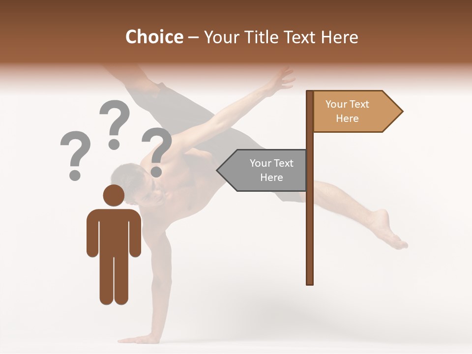 Modern Balance Flexibility PowerPoint Template