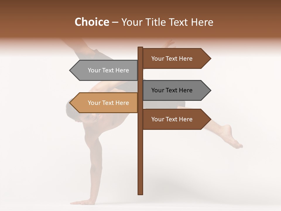 Modern Balance Flexibility PowerPoint Template