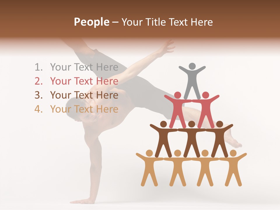Modern Balance Flexibility PowerPoint Template