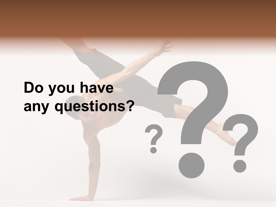 Modern Balance Flexibility PowerPoint Template