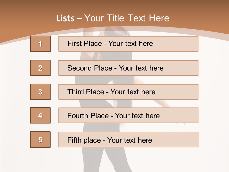 Elegance Motion Ballerina PowerPoint Template