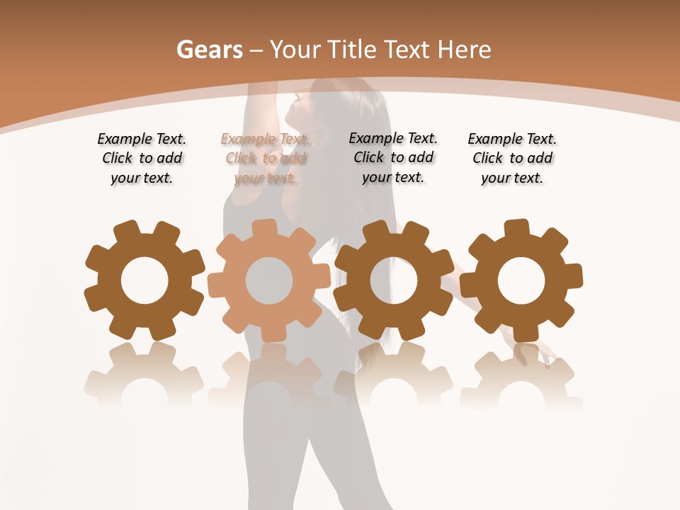 Elegance Motion Ballerina PowerPoint Template