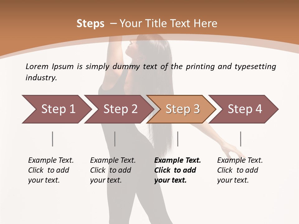 Elegance Motion Ballerina PowerPoint Template